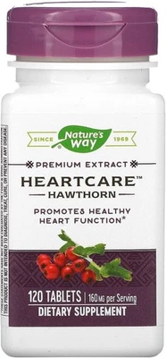 Extrato de espinheiro Nature's Way Heart Care, suporta função saudável*,...  - Imagem 1 de 2