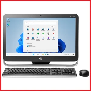 HP ProOne 400 G1 AIO Computer PC - 23" Screen i5 Quad Core CPU + SSD Windows 11 - Picture 1 of 24