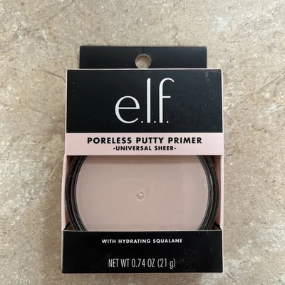 e.l.f. Poreless Putty Primer Makeup 85912 Universal Sheer 0.74 Oz Smooths Preps - Image 1 of 4