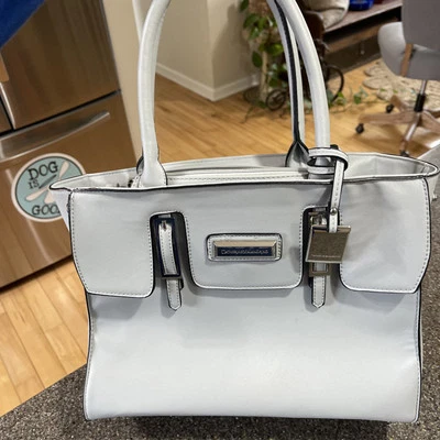 Nuevo Bolso de Mano Catherine Malandrino con Correa para el Hombro Desmontable Azul Polvoriento Foto 1 de 4