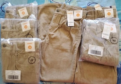 Nuevo con etiquetas Lote Gymboree Niños Talla 12 Pantalones Caqui Venta al por mayor Liquidación Lote de 6 Foto 1 de 2