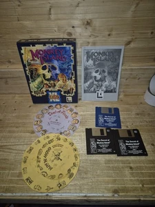 The Secret Of Monkey Island PC Big Box Spiel mit Beilagen LucasArts Sammlerstück  - Bild 1 von 4