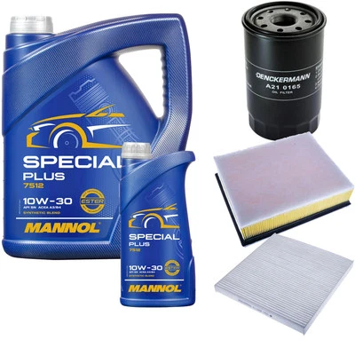 MANNOL, DENCKERMANN Inspektionspaket MANNOL Special Plus 10W-30 6L für Isuzu D-Max I 2.5 DiTD 4x4