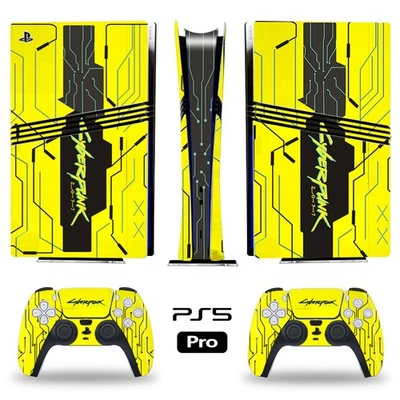 PS5Pro Standard Disc Digital Console Skin Sticker Decal Cyberpunk Fringe Walker - Image 1 of 4