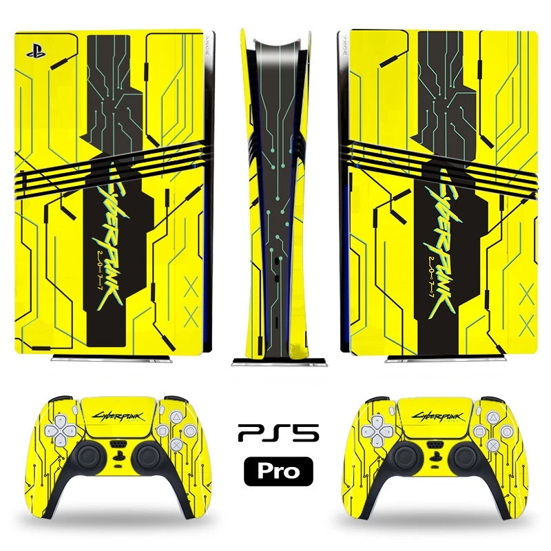 PS5Pro Standard Disc Digital Console Skin Sticker Decal Cyberpunk Fringe Walker - Image 1 of 4