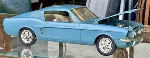 Vintage Wen-Mac AMF 1967 Ford Mustang GT Fastback 2+2 Motorized Car 16” Model - Picture 1 of 15