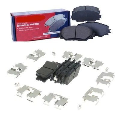 Pastillas de freno delanteras y traseras de cerámica aptas para Toyota RAV4 LE 2013 2014 2015 - 2018 Foto 1 de 4