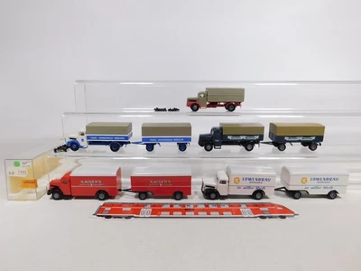 5X Brekina H0 1:87 LKW MAN: 7212 Kaiser's+Dachser Ecc Sg/Mint+1X Box #DE383-0,5 - Immagine 1 di 4
