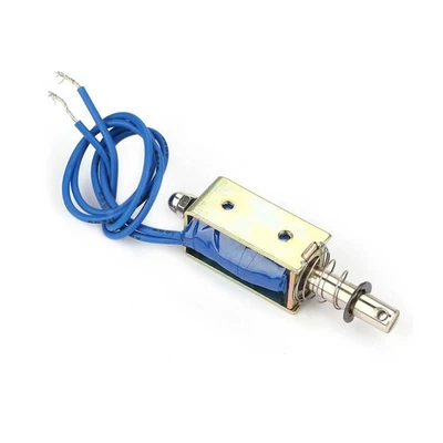 Automation Control 6/12/24V DC 300mA DC Pull Electromagnet 5N Retractable Ra HLF - Image 1 of 4