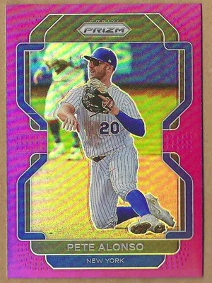 Pete Alonso, 2022 Panini Prizm Card #184 Purple Prizm - Image 1 of 2