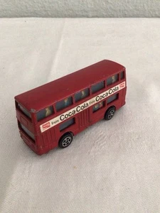 Vintage Corgi Juniors Coca-Cola Daimler Fleetline Bus Toy Collectible - Picture 1 of 17