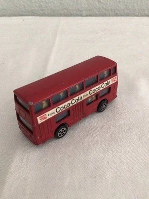 Vintage Corgi Juniors Coca-Cola Daimler Fleetline Bus Toy Collectible - Image 1 of 4