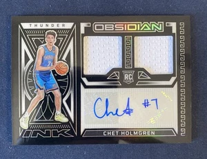2022-23 Panini Obsidian Rookie Ink Jersey Patch Auto /99 Chet Holmgren RPA RC - Picture 1 of 6