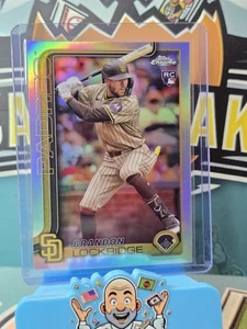 2025 Topps Chrome #106 Brandon Lockridge Rookie Refractor - Picture 1 of 2