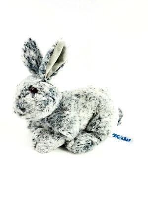 2011 Kids Preferred Realistic gray Easter Bunny Rabbit Plush Doll Fluffy  - Image 1 of 4
