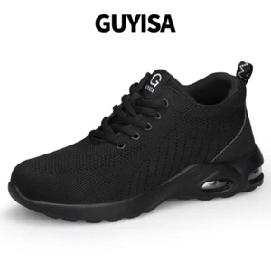 Mens Steel Toe Cap Work Boots Safety Shoes Womens Air Trainers Lightweight ESD - Picture 1 of 6
