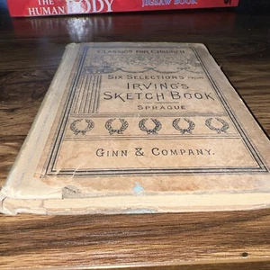Antique 1887 Six Selections from Irving’s Sketch Book, Classics for children - Picture 1 of 9