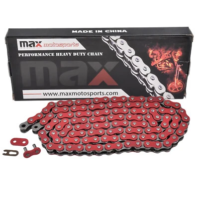 Corrente de transmissão 520 vermelha resistente para Honda CB500 2013-2025 / CBR500R 2013-2025 - Imagem 1 de 3