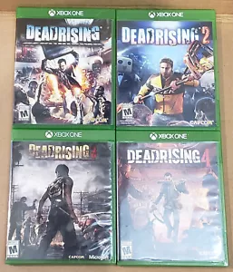 LOT OF 4 DEAD RISING 1 DEADRISING 2 + DEADRISING 3 + DEADRISING 4 (Xbox One) OOP - Picture 1 of 13