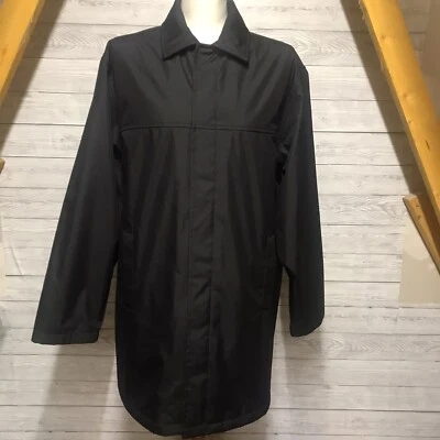 Ben Sherman Men's Black Showerproof Coat Jacket Size Large L Pockets RRP £149 - Image 1 of 4