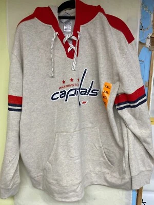 Washington Capitals Pullover Hoodie Sweatshirt Men's XX-Large Grey/Red 1667567 - Image 1 of 4