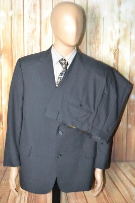 Brooks Brothers Men Charcoal BrooksEase 3 Front Button Suit Sz 43SH Wst 36x28 - Image 1 of 4