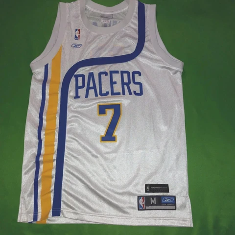 Vintage Jermaine O'Neal Indiana Pacers Jersey Basketball ONeal (Medium) Cover
