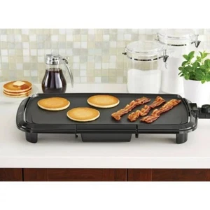 Mainstays Dishwasher-Safe 20" Black Griddle - Picture 1 of 5