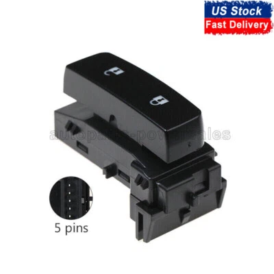Interruptor de bloqueo de puerta eléctrico para pasajeros Chevy Silverado GMC Sierra 1500 2500 3500 Foto 1 de 4