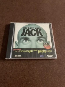 You Don’t Know Jack, 1998 Windows 3.1/95 PC CD-ROM Jewel Case Sealed - New - Picture 1 of 6
