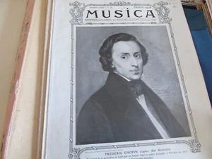 Album musica n° 70 Juillet 1908 Frédéric Chopin par liszt schumann georges sand - Picture 1 of 1