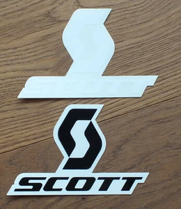 2 Sticker Aufkleber Scott Adesivo Ski Snowboard bike mtb bmx - Picture 1 of 3