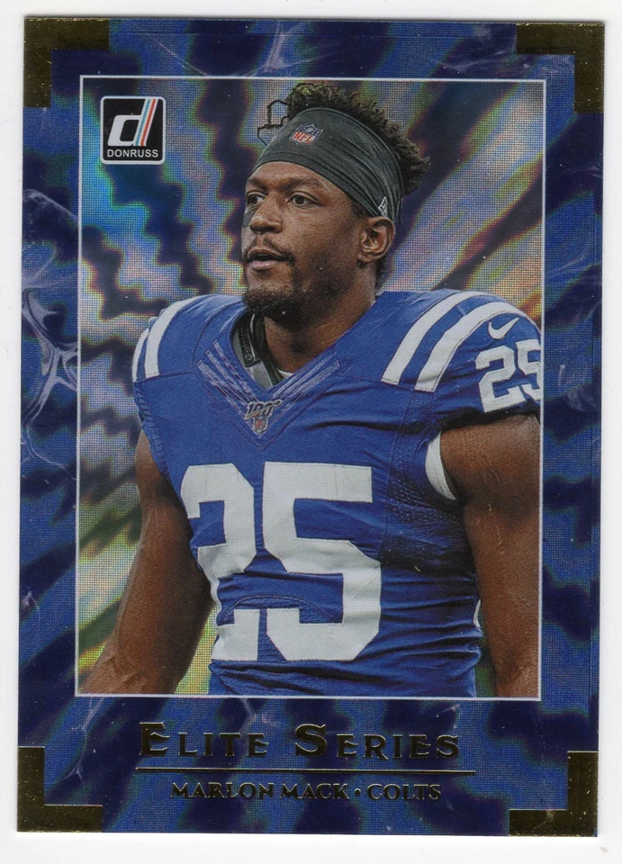 Marlon Mack 2020 Donruss Elite Series Card; Indianapolis Colts - Image 1 of 1
