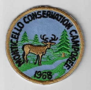 1968 Monticello Conservation Camporee LBR Bdr. [Q-995] - Picture 1 of 1