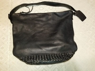 Bolso Bandolera Coach Bleecker C1420-32392 Cuero Ojal Negro Foto 1 de 4