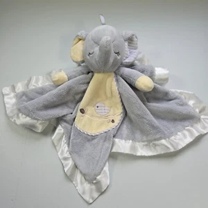 Douglas Baby Elephant Lovey Security Blanket Gray Yellow Cuddle Toy Soft - Picture 1 of 11