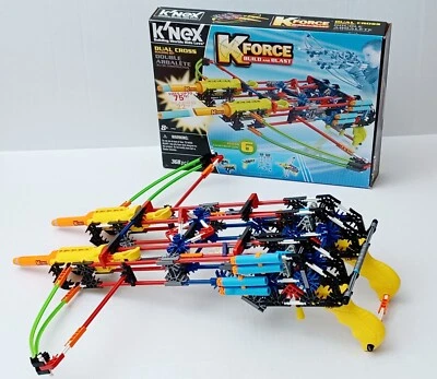 Juego de construcción Knex Dual Cross usado raro completo 368 piezas Foto 1 de 4