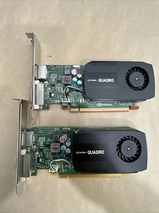 Lot 2 Dell 14PHT Quadro 420 1GB DDR3 PCI-e x16 DVI DP Full Height Graphics Card - Picture 1 of 1