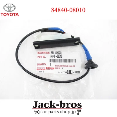 INTERRUPTOR DE LIBERACIÓN DE PUERTA LEVADIZA TOYOTA GENUINO OEM SIENNA LEXUS RX330 RX350 84840-08010  Foto 1 de 3