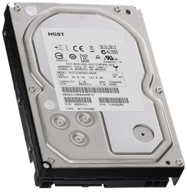 HUS723030ALS640 - 0B26311 H GST 3TB SAS 3.5" 7200RPM INTERNAL HARD DISK+ - Image 1 of 2