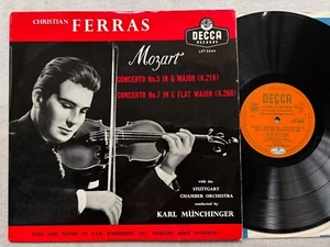 FERRAS / MÜNCHINGER - DECCA LXT 5044 OG - MOZART - VIOLIN CONCERTOS N.3 / N.7 - Picture 1 of 4