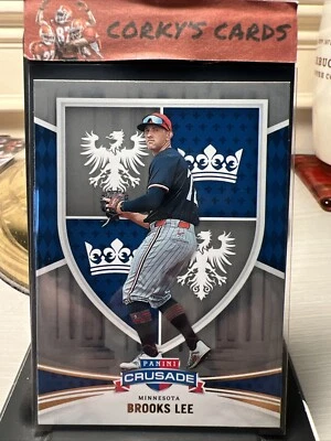 Brooks Lee 2024 Panini Crusade Baseball Silver Parallel #118 MLB Minnesota  - Image 1 of 2