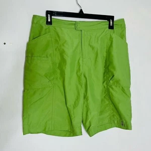 Royal Robbins Size 12 Women's Long Hiking Shorts Light Green - Picture 1 of 5