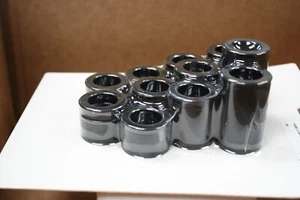 HARLEY WHEEL 3/4" AXLE SPACER 13 PIECE 1/4" TO 2" ASSORTMENT KIT ANODIZED BLACK - Picture 1 of 2