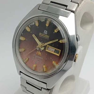 Ricoh Crystal 61441A Automatic Day/Date Vintage Men’s Watch MJB20ALI2 - Picture 1 of 9