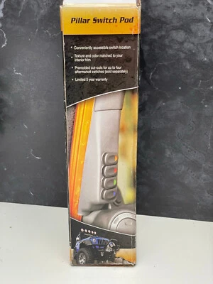 Rugged Ridge 17235.56 A Pillar Switch Pod for 2007-2010 Jeep Wrangler JK -New- - Image 1 of 4