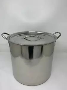 Stock Pot Large Stainless Steel Stock Pot Brew Boiling Stew Soup Cooking Pot - Picture 1 of 7