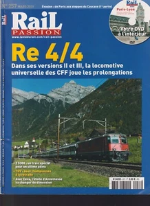 RAIL PASSION N°257 Re 4/4 II&III/ PARIS CAUCASE / ETOILE D'ANNEMASSE / TRAM RIGA - Picture 1 of 2