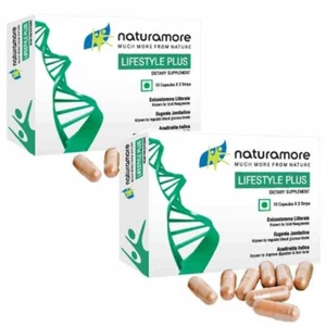 Naturamore Lifestyle Plus - For   Dietry Supplements- 2 x 30 Caps Long Expiry - Picture 1 of 3