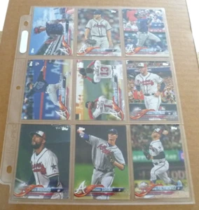 2018 Topps Atlanta Braves Team Set 76 cartas diferentes con insertos Ronald Acuña RC - Imagen 1 de 15